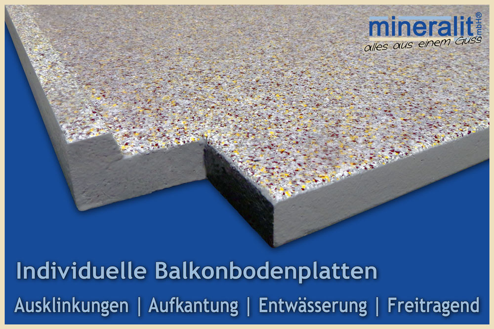 Balkonbodenplatten freitragend wetterfest nachhaltig