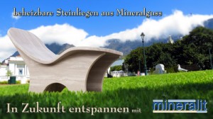 beheizbare mineralit Steinliege