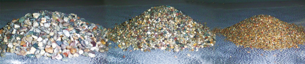 hochfeste Quarzsande als Hauptbestandteil von Mineralit