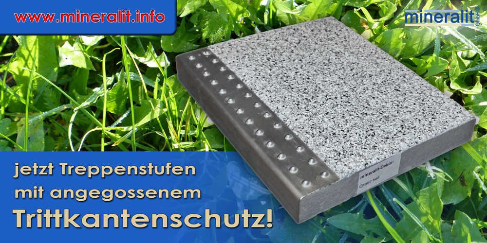 Sicherheit auf Treppen mit freitragenden Treppenstufen aus Polymerbeton