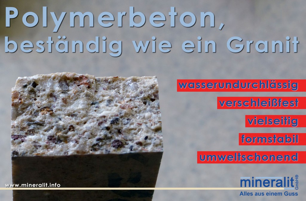 Prüfkörper Hochleistungsverbundwerkstoff Mineralit für Balkonplatten