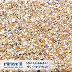 Standard Dekor für Plattenelemente aus Mineralit - dunkelbraun