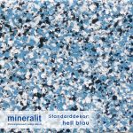 Standard Dekor für Plattenelemente aus Mineralit - hell blau