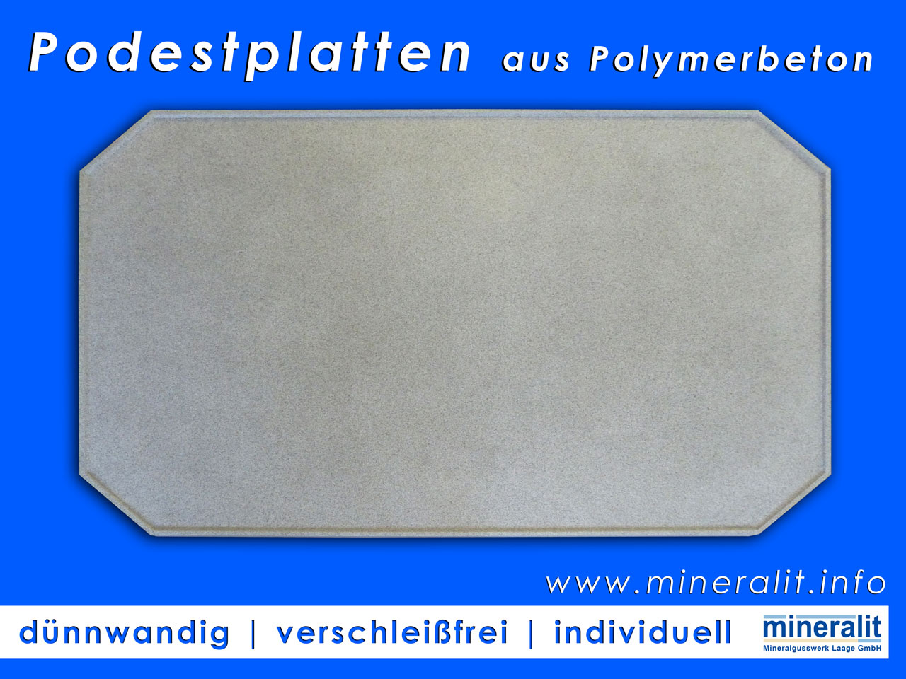 Podestplatten beständig wie ein Granit