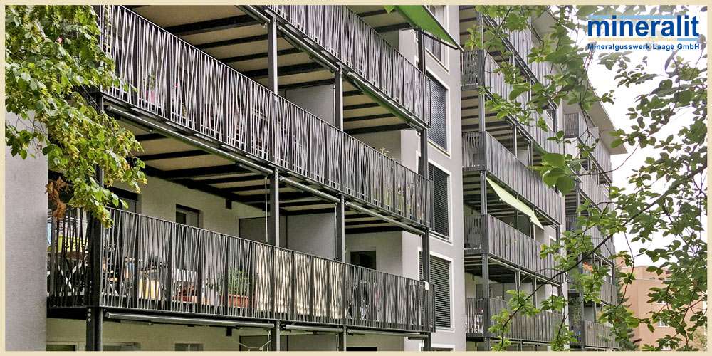 Balkonplatten verschleißfest, freitragend und großformatig 